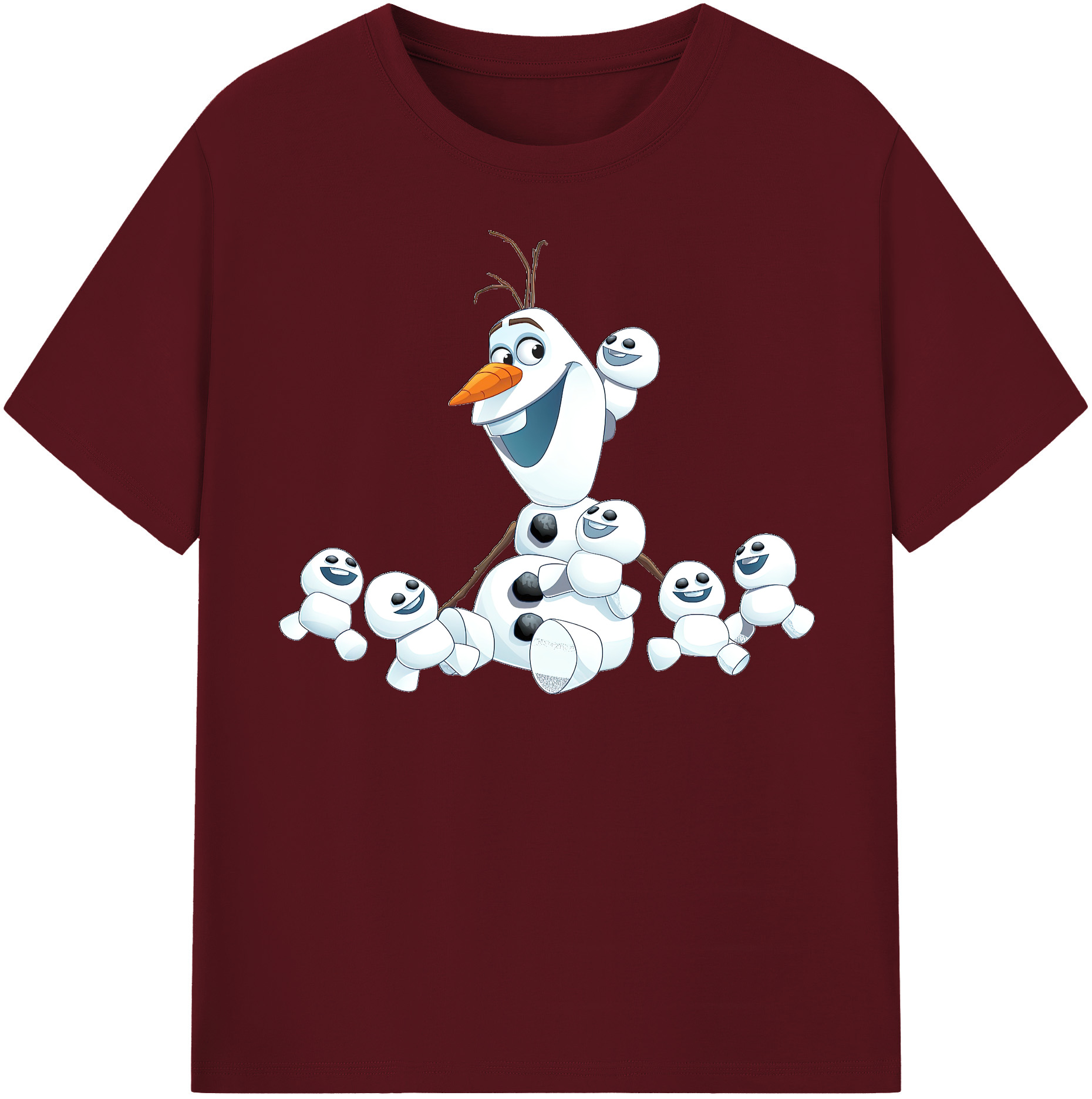 （画像用） アナと雪の女王 アンナ エルサ Frozen Anna Elsa 綿100％半袖Tシャツ（フロントプリント）